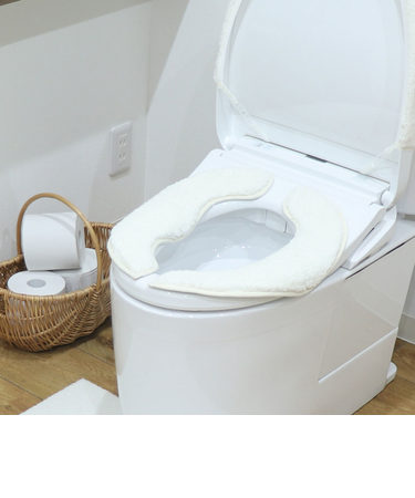 【当該商品送料無料】便座マット 通販 便座クッション 便座カバー 便座シート トイレカバー 取り付け簡単 洗浄暖房型 O型 U型 ふんわリッチ