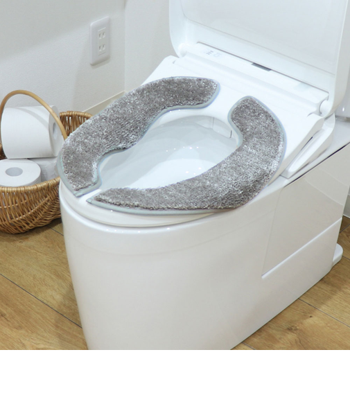 【当該商品送料無料】便座マット 通販 便座クッション 便座カバー 便座シート トイレカバー 取り付け簡単 洗浄暖房型 O型 U型 ふんわリッチ