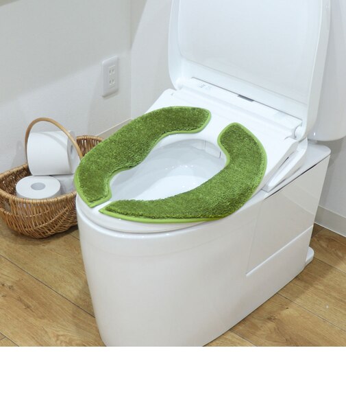 【当該商品送料無料】便座マット 通販 便座クッション 便座カバー 便座シート トイレカバー 取り付け簡単 洗浄暖房型 O型 U型 ふんわリッチ