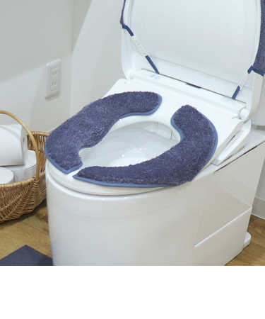 【当該商品送料無料】便座マット 通販 便座クッション 便座カバー 便座シート トイレカバー 取り付け簡単 洗浄暖房型 O型 U型 ふんわリッチ