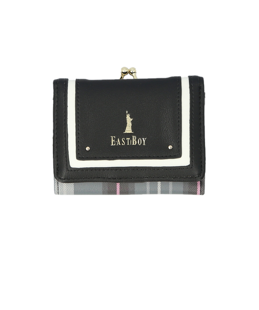 【当該商品送料無料】イーストボーイ 財布 EASTBOY 通販 三つ折り財布 ミニ財布 コンパクト財布 3つ折り財布 がま口財布 がまぐち