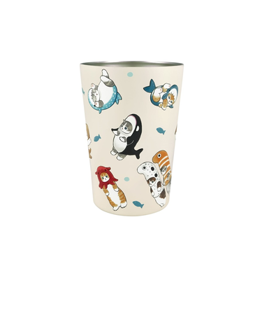 【当該商品送料無料】タンブラー 450ml 通販 mofusando モフサンド ステンレスタンブラー 2WAY 保温 保冷 マイボトル ステンレス