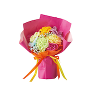 【当該商品送料無料】ソープフラワー ブーケ ポット 手提げバッグ付き 通販 ソープフラワーブーケ 花束 花 フラワー フラワーギフト ソープ お花