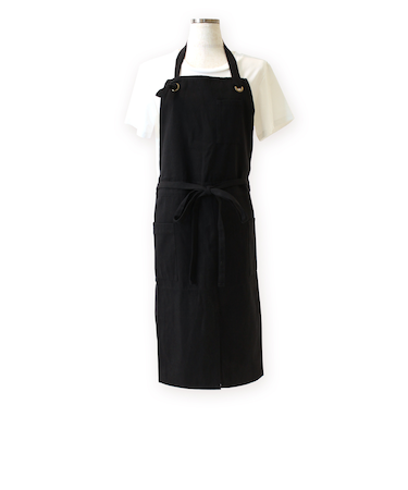 【当該商品送料無料】エプロン おしゃれ 通販 ワークエプロン 前掛け 前結び 長さ調節可能 ユニセックス カフェエプロン オシャレ かわいい