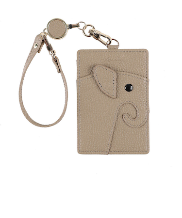 【当該商品送料無料】lizdays リズデイズ リール付き パスケース ゾウ lz-66402 通販 定期入れ ICカード入れ カード入れ