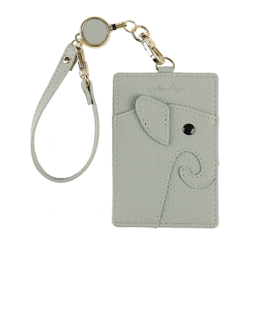 【当該商品送料無料】lizdays リズデイズ リール付き パスケース ゾウ lz-66402 通販 定期入れ ICカード入れ カード入れ