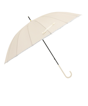 【当該商品送料無料】傘 16本骨 レディース おしゃれ 通販 長傘 雨傘 60cm 60センチ 手開き 手動 かさ カサ 無地 シンプル 軽量 軽い