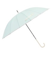 【当該商品送料無料】傘 16本骨 レディース おしゃれ 通販 長傘 雨傘 60cm 60センチ 手開き 手動 かさ カサ 無地 シンプル 軽量 軽い