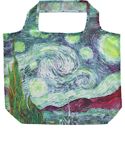 【当該商品送料無料】エコバッグ 折り畳み 通販 折りたたみ おりたたみ コンパクト お買い物 エコバック エコ バッグ バック 名画 手提げ 絵画