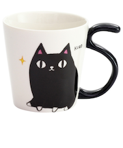 【当該商品送料無料】にゃん屋 猫3兄弟 マグカップ 通販 日本製 マグ カップ コップ 湯呑 湯呑み 湯飲み しっぽ 猫柄 ネコ柄 食器 可愛らしい