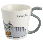 【当該商品送料無料】にゃん屋 猫3兄弟 マグカップ 通販 日本製 マグ カップ コップ 湯呑 湯呑み 湯飲み しっぽ 猫柄 ネコ柄 食器 可愛らしい