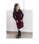 【当該商品送料無料】キッズ ワンピース 女の子 長袖 通販 キッズワンピース 10001714 長袖ワンピース 冬 秋冬 ボーダー ハート