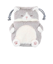 【当該商品送料無料】巾着 ねこ肯定感 通販 ポーチ 巾着ポーチ ミニポーチ 小物入れ ぬいぐるみ 収納 携帯 小物 猫 ねこ ネコ アニマルポーチ