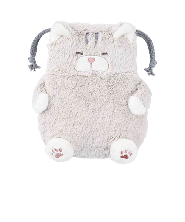 【当該商品送料無料】巾着 ねこ肯定感 通販 ポーチ 巾着ポーチ ミニポーチ 小物入れ ぬいぐるみ 収納 携帯 小物 猫 ねこ ネコ アニマルポーチ