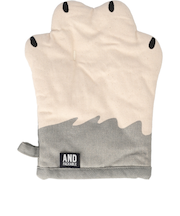 【当該商品送料無料】AND PACKABLE アンドパッカブル 鍋つかみ ミトン 猫モチーフ 通販 キッチンミトン なぺつかみ 片手ミトン