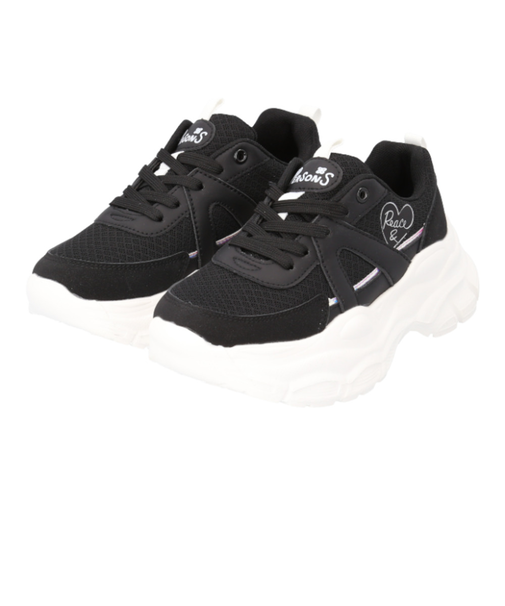 【当該商品送料無料】厚底スニーカー 通販 ジュニア シューズ 靴 くつ スニーカー 子供靴 ジュニア靴 厚底 カジュアル シンプル 女の子 おしゃれ