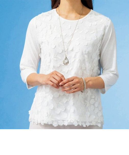 【当該商品送料無料】アンサンブル チュール 刺? レディ－ス 通販 カーディガン プルオーバー Tシャツ tシャツ 羽織 羽織り 上着 ジャケット