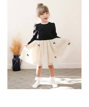 【当該商品送料無料】ワンピース キッズ 長袖 通販 ドレスワンピース 10002890 子供 ドレス 女の子 結婚式 パーティ 発表会 卒園式