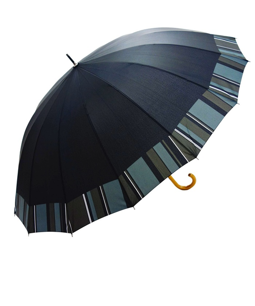 【当該商品送料無料】長傘 70cm 16本骨 メンズ 通販 雨傘 傘 かさ カサ アンブレラ メンズ傘 丈夫 風に強い 骨が多い 大きい 大きめ