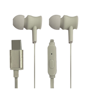 【当該商品送料無料】イヤホン 有線 typec 通販 スマホアクセサリー オーディオアクセサリ スマートフォンアクセサリ ポーチ付き カラビナ付