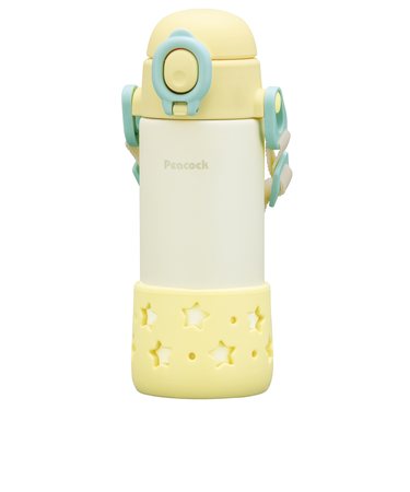 【当該商品送料無料】ベビー 保冷 ストローマグ 400ml 通販 ストローボトル 子供用水筒 ステンレスボトル 水筒 ワンタッチ ベルト付き