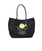 【当該商品送料無料】SMILEY FACE スマイリーフェイス トート 刺? 通販 トートバッグ トートバック 手提げ 刺繍トート ミニトート