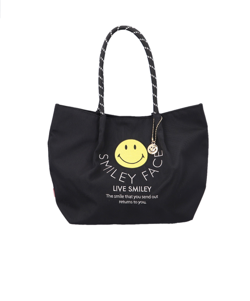 【当該商品送料無料】SMILEY FACE スマイリーフェイス トート 刺? 通販 トートバッグ トートバック 手提げ 刺繍トート ミニトート