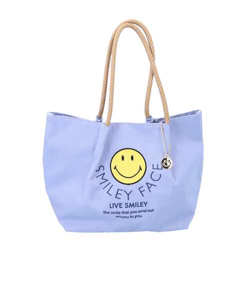 【当該商品送料無料】SMILEY FACE スマイリーフェイス トート 刺? 通販 トートバッグ トートバック 手提げ 刺繍トート ミニトート