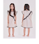 【当該商品送料無料】半袖 ワンピース キッズ 通販 半袖ワンピース 52072201 ワンピ 夏 女の子 綿100 フリル 肩フリル アシンメトリー