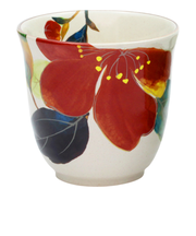 【当該商品送料無料】湯呑 湯呑み 花ものがたり かわいい 通販 日本製 コップ カップ 湯呑茶碗 湯呑み茶碗 花柄 花 はな 食器 可愛らしい