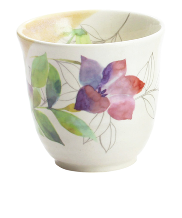 【当該商品送料無料】湯呑 湯呑み 花ものがたり かわいい 通販 日本製 コップ カップ 湯呑茶碗 湯呑み茶碗 花柄 花 はな 食器 可愛らしい
