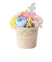 【当該商品送料無料】ソープフラワー ポット ブリキ 通販 ブリキソープフラワー 花束 花 フラワー フラワーギフト ソープ お花 フェイクフラワー
