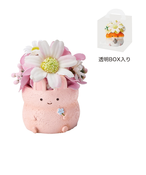 【当該商品送料無料】ソープフラワー レジンポット アニマル 通販 フラワーギフト 花 フラワー お花 アレンジメント ソープ アレンジ かわいい