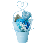 【当該商品送料無料】ソープフラワー ブリキ ハート 通販 ソープフラワーブーケ 花束 花 フラワー フラワーギフト ブーケ ソープ お花