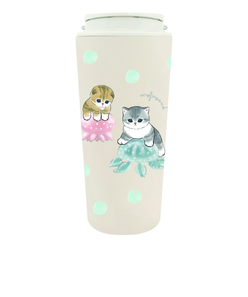 【当該商品送料無料】タンブラー 水筒 430ml 通販 mofusando モフサンド ステンレスボトル 持ち運び 保温 保冷 もふさんど キャリー