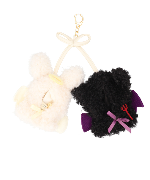 【当該商品送料無料】ぬいぐるみキーホルダー 通販 推し活 ぬいぐるみ 服 ポンチョ ぬいポンチョ 10cm 天使と悪魔 10cmぬい推奨 推しぬい