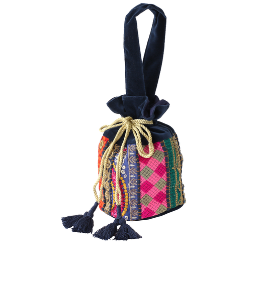 【当該商品送料無料】巾着バッグ 巾着袋 レディース カンバディアパッチ 通販 巾着バック 巾着 ポーチ バッグ バック インナーバッグ 刺繍