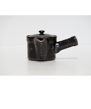 【当該商品送料無料】コーヒー 急須 黒釉 通販 日本製 コーヒー用急須 珈琲用急須 楽らく急須 珈琲急須 コーヒー急須 楽々急須 陶器製 陶器