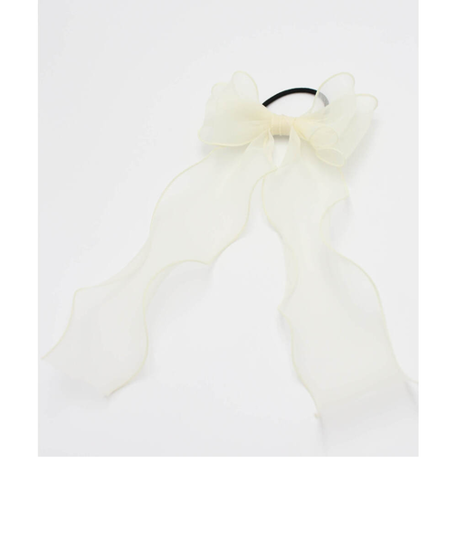 【当該商品送料無料】キッズ ヘアゴム リボン 通販 オーガンジー 38042101 アンジュオーガンジーリボンヘアゴム 大きめ 女の子 大人っぽい