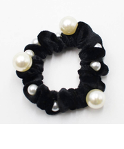 【当該商品送料無料】ヘアゴム 子供 パール ベロア 通販 シュシュ 髪飾り 子ども こども キッズ 女の子 卒園式 入園式 入学式 卒業式