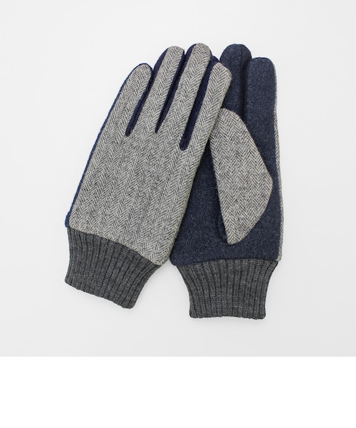 JOHNSTONS（ジョンストンズ）＞カシミヤニットリブグローブ