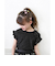 【当該商品送料無料】キッズ Tシャツ 半袖 女の子 通販 カットソー 73042401 半袖Tシャツ 夏服 フリル リボン フリル袖 カジュアル