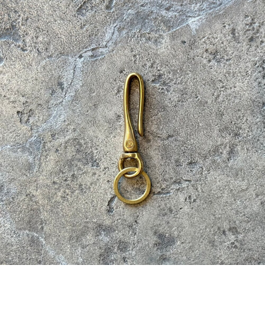 【当該商品送料無料】キーリング メンズ 通販 日本製 キーホルダー 回転式 ツリバリ 真鍮製 男性 女性 携帯 持ち運び ブランド かっこいい