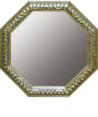 【当該商品送料無料】鏡 壁掛け 八角形 通販 日本製 約 37cm ウォールミラー 八角形ミラー 八角ミラー L 八角鏡 壁掛けミラー 玄関 洗面鏡