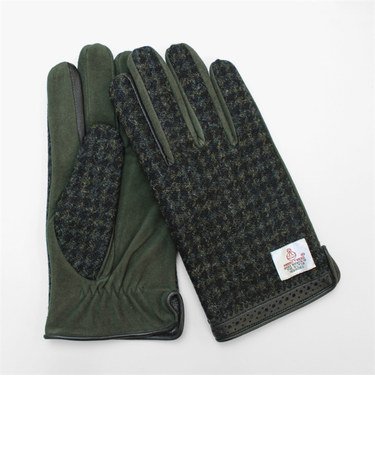 【当該商品送料無料】ハリスツイード 手袋 メンズ 通販 Harris Tweed グローブ 手ぶくろ メンズ手袋スマホ対応 メンズてぶくろ スマホ
