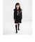 【当該商品送料無料】キッズ ワンピース 女の子 長袖 通販 キッズワンピース 42122102 長袖ワンピース 冬 秋冬 フリル リボン Aライン