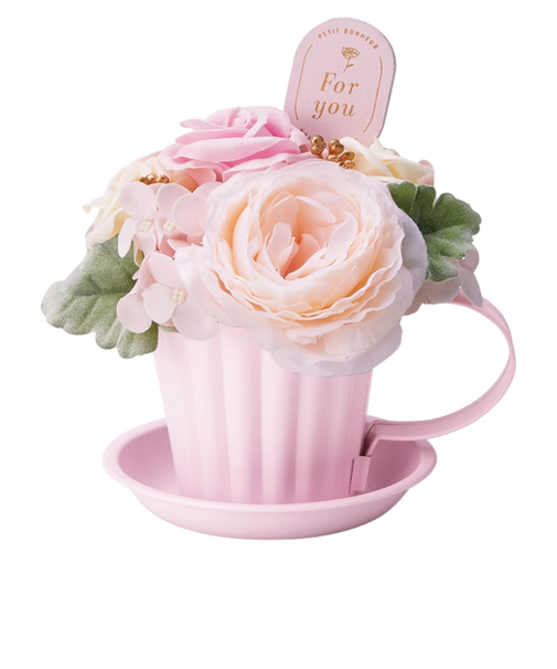 【当該商品送料無料】ソープフラワー マグカップ付き 通販 フラワーギフト シャボンフラワー 花 フラワー お花 アレンジメント ソープ アレンジ