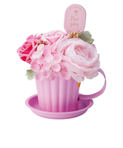 【当該商品送料無料】ソープフラワー マグカップ付き 通販 フラワーギフト シャボンフラワー 花 フラワー お花 アレンジメント ソープ アレンジ