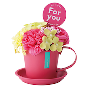 【当該商品送料無料】ソープフラワー マグカップ付き 通販 フラワーギフト シャボンフラワー 花 フラワー お花 アレンジメント ソープ アレンジ