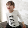 【当該商品送料無料】女の子 キッズ 長袖 Tシャツ 通販 ロンT 73012402 長袖Tシャツ カットソー リボン レース おしゃれ かわいい